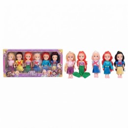 Muñeca Princesas Cuento De Hadas Set Coleccion X 6 Unidades