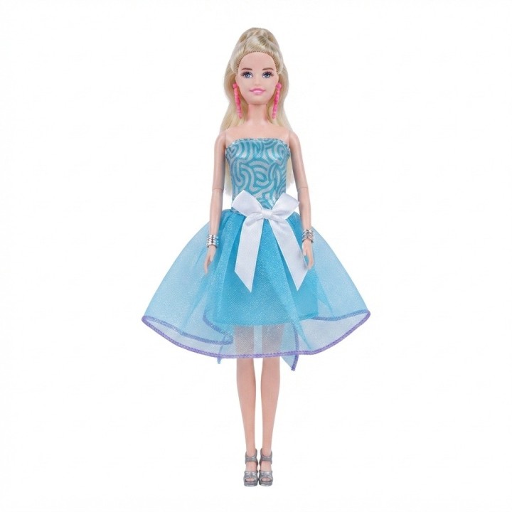 Set Muñeca De Moda Con Closet Accesorios Y Bolso