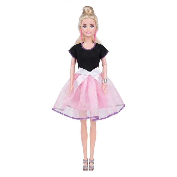 Set Muñeca De Moda Con Closet Accesorios Y Bolso