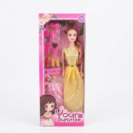 Set Muñeca Princesa Con Vestidos Y Accesorios Belleza