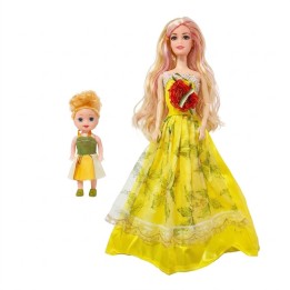 Set X2 Muñecas Fashion Beautiful Con Vestidos Y Accesorios