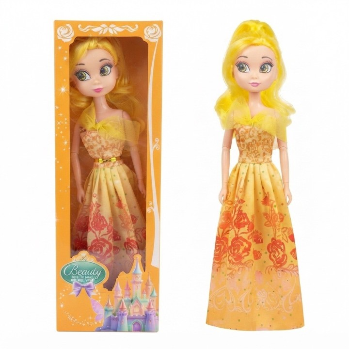 Muñeca Princesa Beauty Coleccionable Vestido Largo