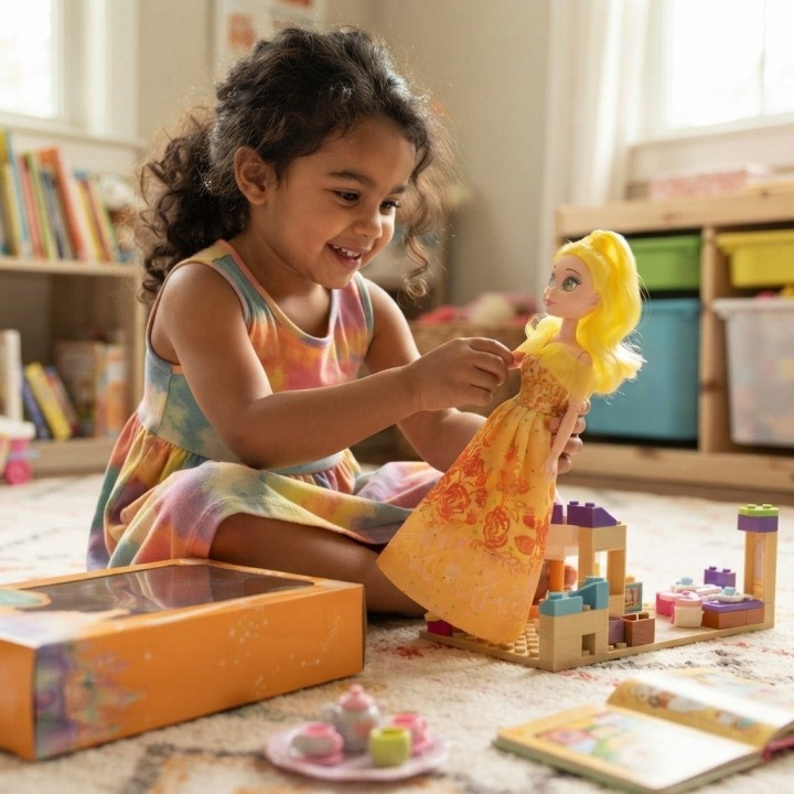 Muñeca Princesa Beauty Coleccionable Vestido Largo