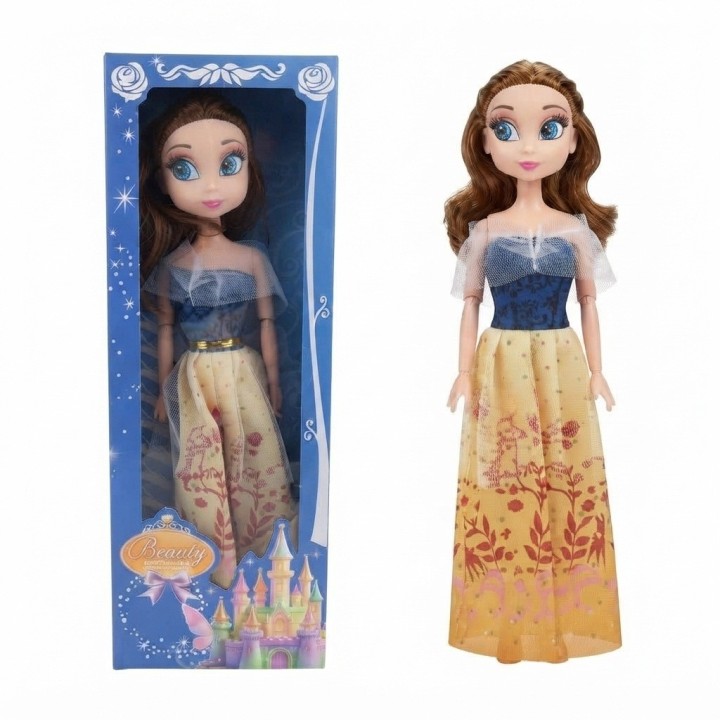 Muñeca Princesa Beauty Coleccionable Vestido Largo