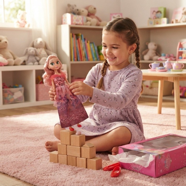 Muñeca Princesa Beauty Coleccionable Vestido Largo