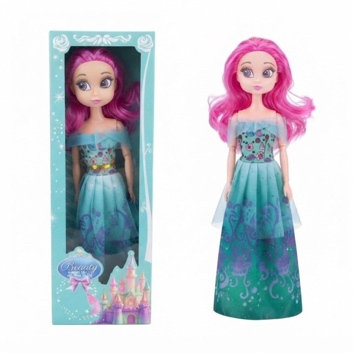 Muñeca Princesa Beauty Coleccionable Vestido Largo