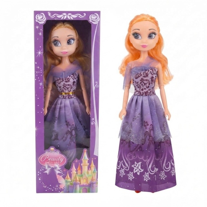 Muñeca Princesa Beauty Coleccionable Vestido Largo