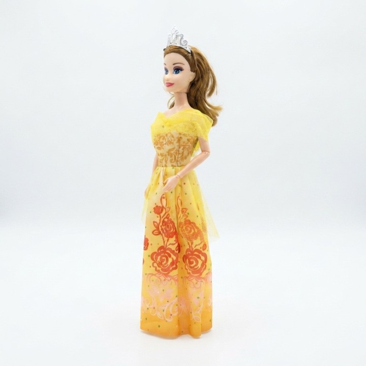 Muñeca Princesa Beauty Con Vestido De Gala Y Corona