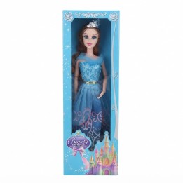 Muñeca Princesa Beauty Con Vestido De Gala Y Corona