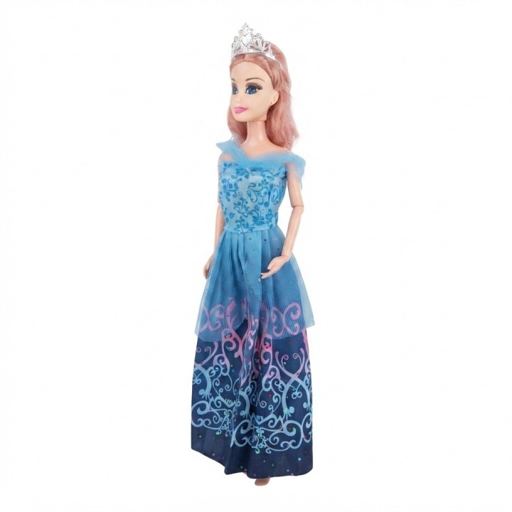 Muñeca Princesa Beauty Con Vestido De Gala Y Corona