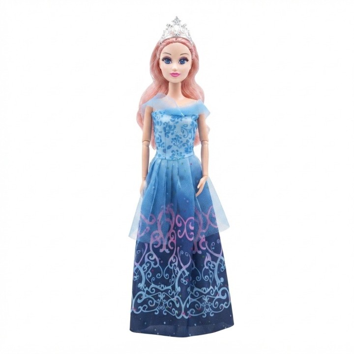 Muñeca Princesa Beauty Con Vestido De Gala Y Corona