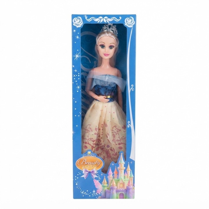 Muñeca Princesa Beauty Con Vestido De Gala Y Corona
