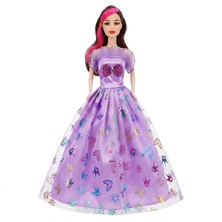 Muñeca Fashion Con Comedor Cocina Y Vestidos