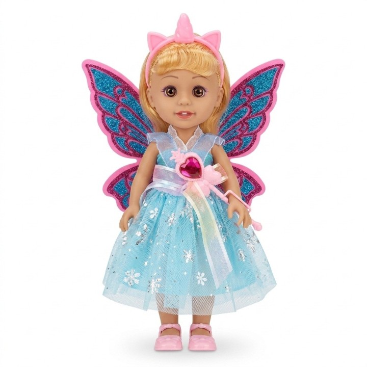 Muñeca Hada Princesa Con Alas Juguete Niñas Interactiva