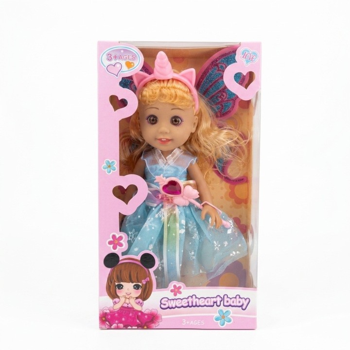 Muñeca Hada Princesa Con Alas Juguete Niñas Interactiva