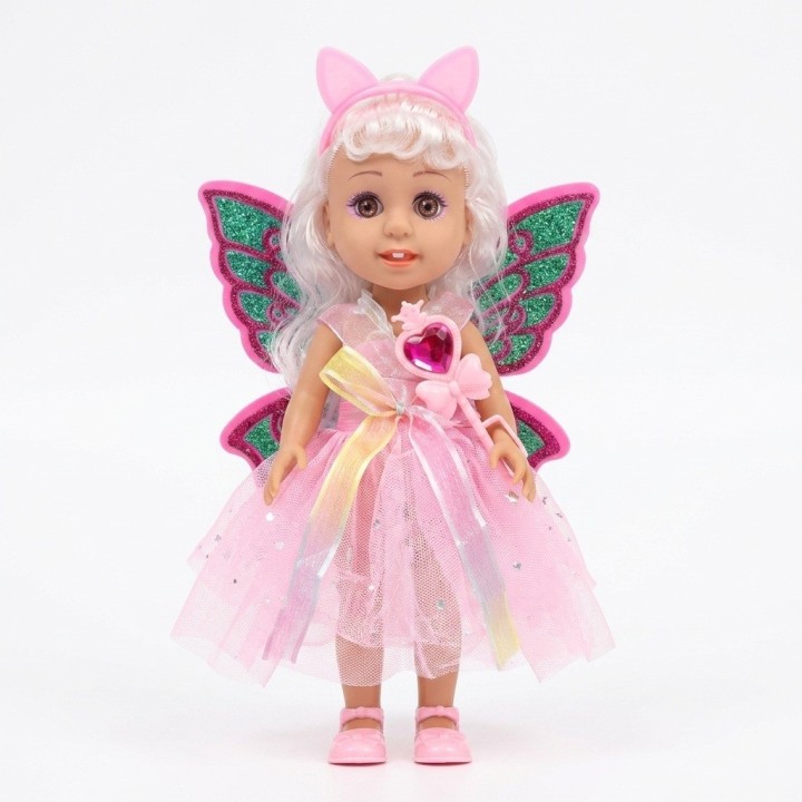 Muñeca Hada Princesa Con Alas Juguete Niñas Interactiva