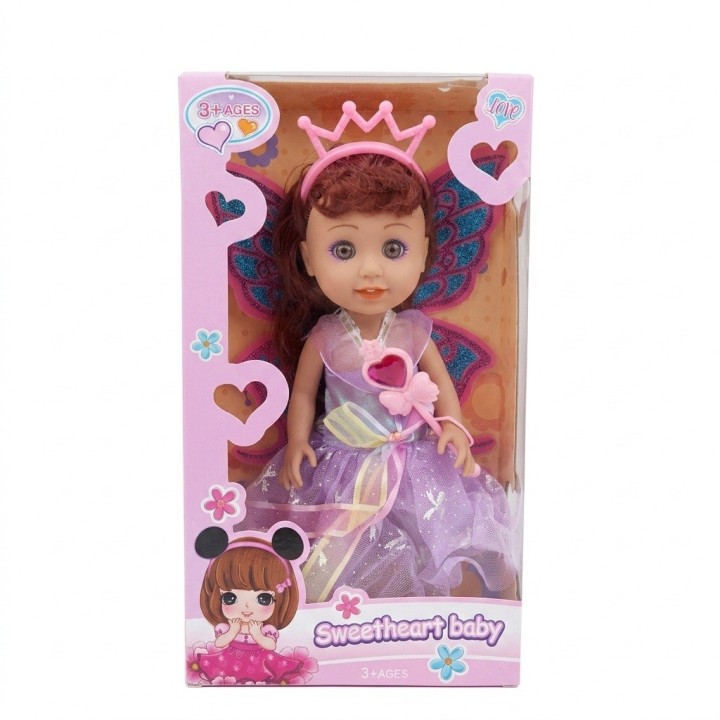 Muñeca Hada Princesa Con Alas Juguete Niñas Interactiva
