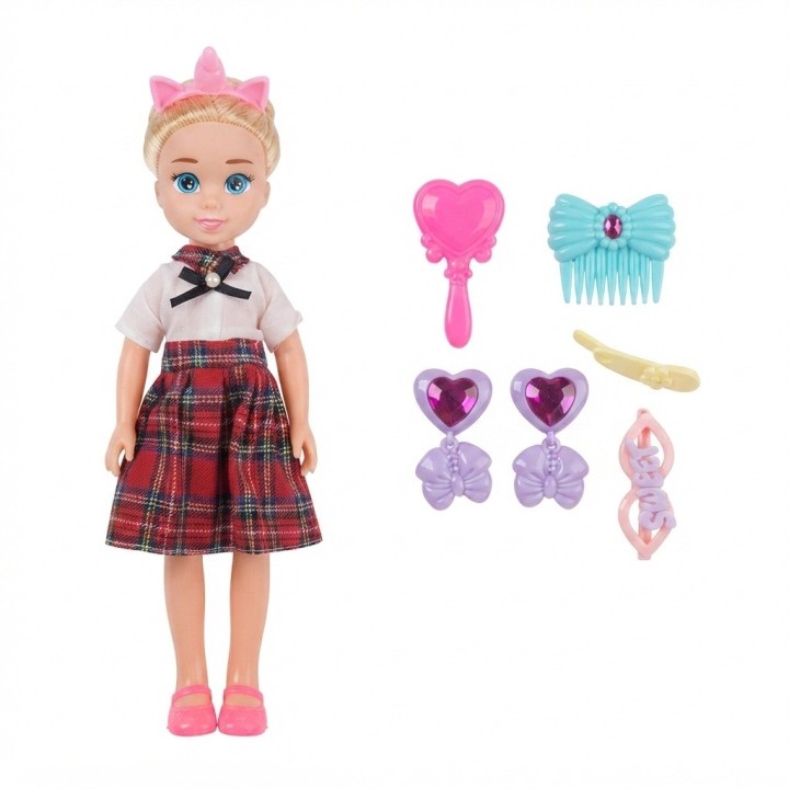 Muñeca Love Doll Con Accesorios De Belleza Y Peinado