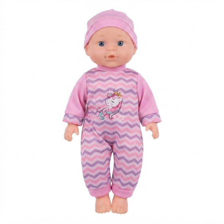 Muñeca Mi Primer Bebé Con Tetero, Babero Y Sonajero