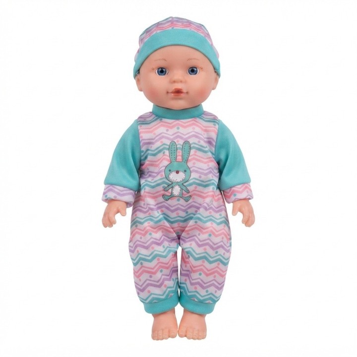 Muñeca Mi Primer Bebé Con Tetero, Babero Y Sonajero