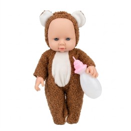 Muñeca Bebé Con Pijama De Peluche Y Tetero Niñas