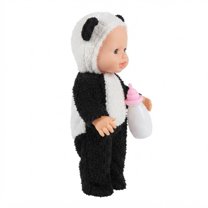 Muñeca Bebé Con Pijama De Peluche Y Tetero Niñas