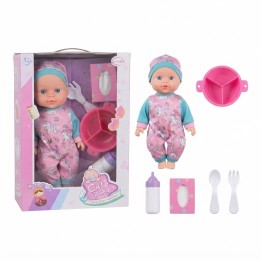 Muñeca Bebé Realista Con Accesorios De Alimentación Niña