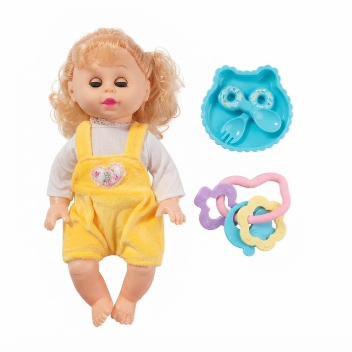 Muñeca Cute Baby Con Accesorios Y Ropa Adorable