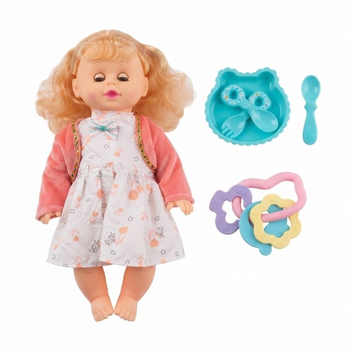 Muñeca Cute Baby Con Accesorios Y Ropa Adorable