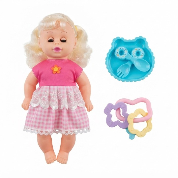 Muñeca Cute Baby Con Accesorios Y Ropa Adorable