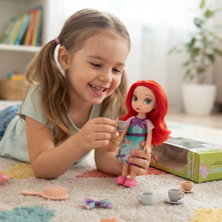 Mini Muñeca Princesa Colección Happy Every Day Niñas