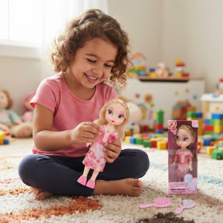 Mini Muñeca Princesa Colección Happy Every Day Niñas