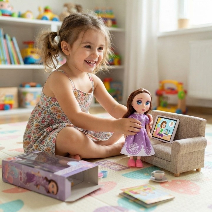 Mini Muñeca Princesa Colección Happy Every Day Niñas