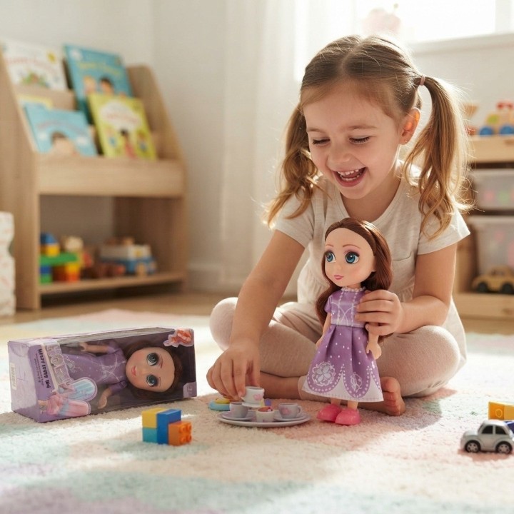 Mini Muñeca Princesa Colección Happy Every Day Niñas