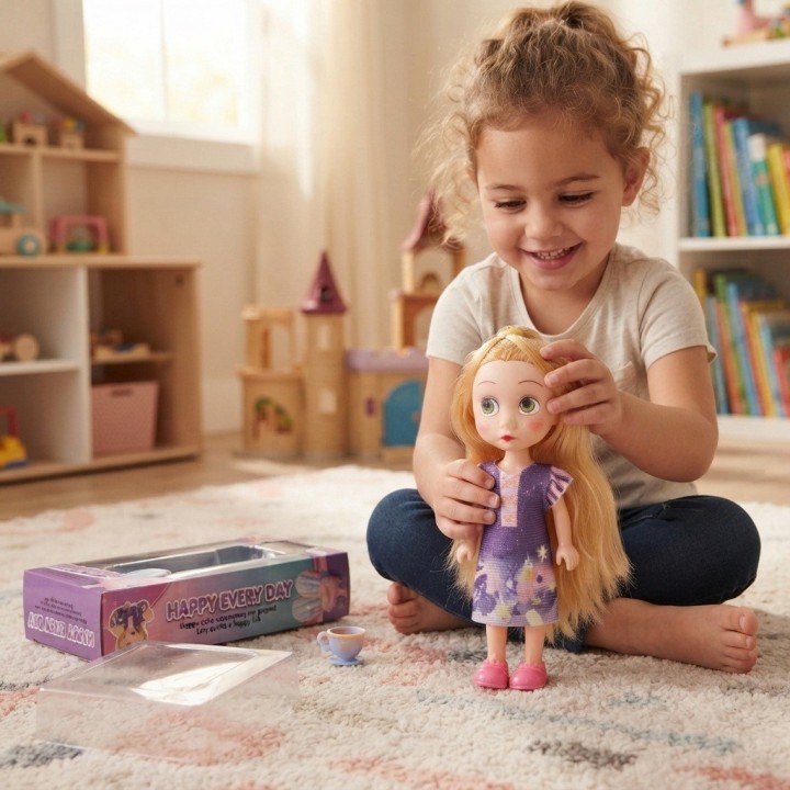 Mini Muñeca Princesa Colección Happy Every Day Niñas
