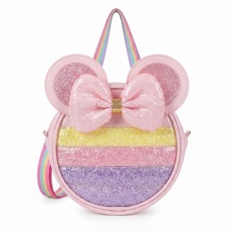 Bolso Cartera Niña Orejas Ratón Tornasol Lentejuelas