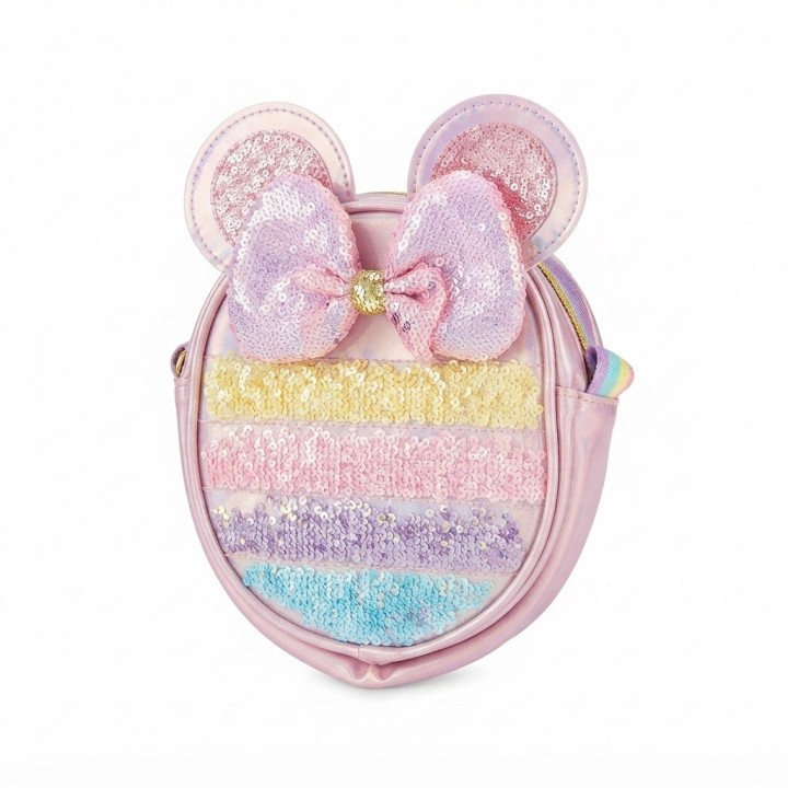 Bolso Cartera Niña Orejas Ratón Tornasol Lentejuelas