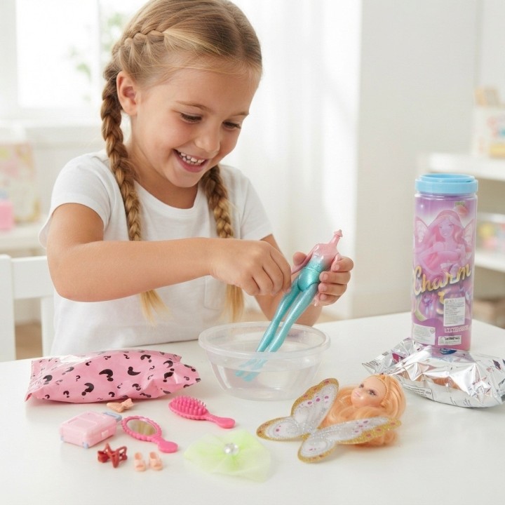 Muñeca Hada Mágica Revela Color Al Agua Con Accesorios