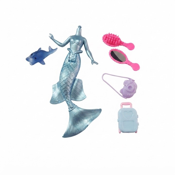 Tubo Sirena Mágica Color Reveal Al Agua + Sorpresas