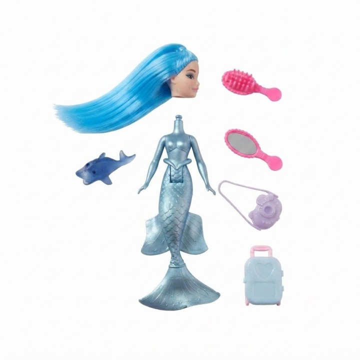 Tubo Sirena Mágica Color Reveal Al Agua + Sorpresas