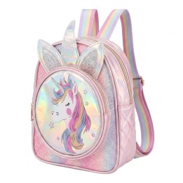 Minimochila Infantil Unicornio Brillante Con Purpurina