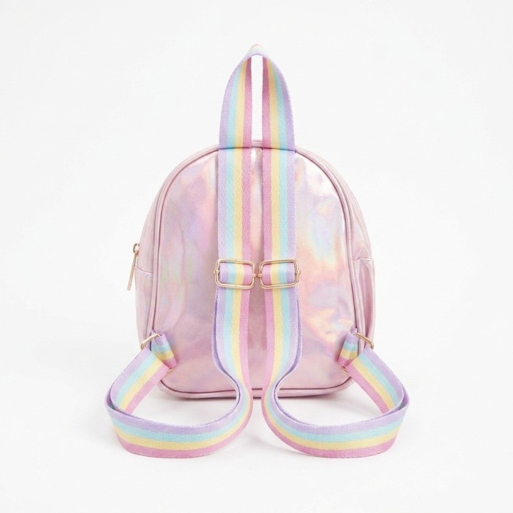 Minimochila Infantil Unicornio Brillante Con Purpurina