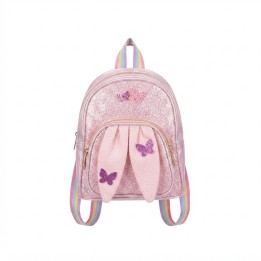Morral Para Niña Brillante Orejas Conejo Y Mariposas