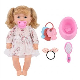 Muñeca Bebé Interactiva Con Sonidos Bacinilla Y Accesorios
