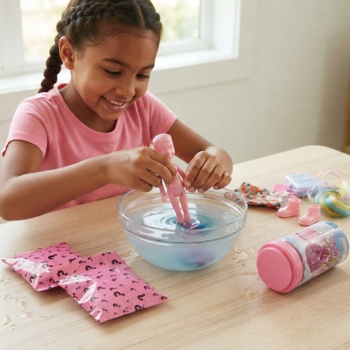 Muñeca Mágica Color Reveal Al Agua + Accesorios Sorpresa