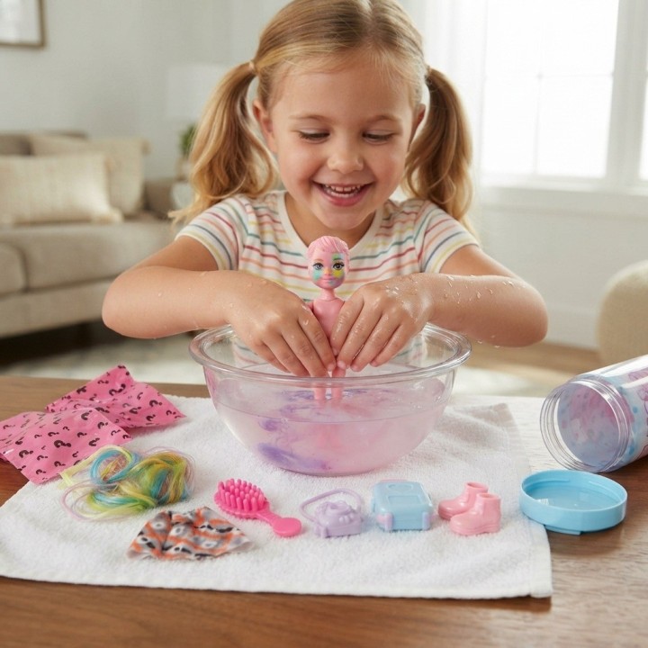 Muñeca Mágica Color Reveal Al Agua + Accesorios Sorpresa