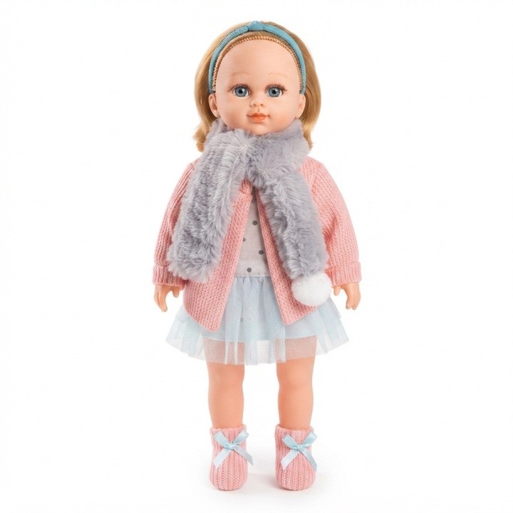 Muñeca De Moda Con Accesorios De Belleza Y Bolso Para Niñas