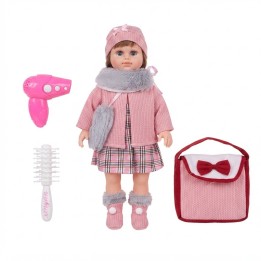 Muñeca Elegante Con Accesorios De Belleza Y Bolso Para Niñas