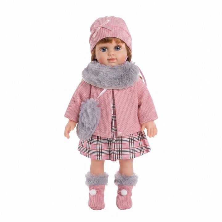 Muñeca Elegante Con Accesorios De Belleza Y Bolso Para Niñas