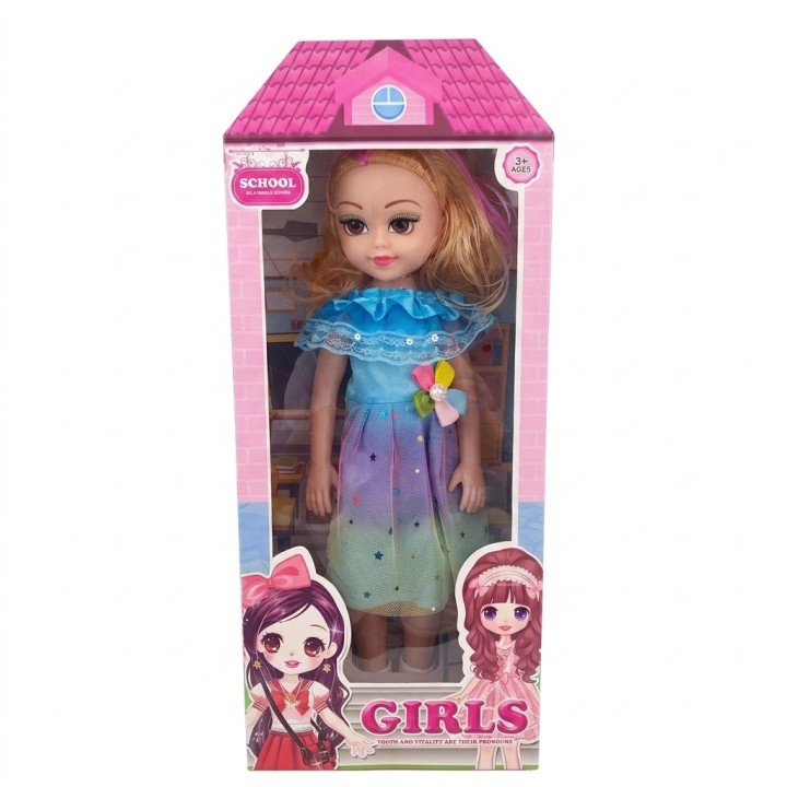 Muñeca Princesa Para Niña Con Hermoso Vestido
